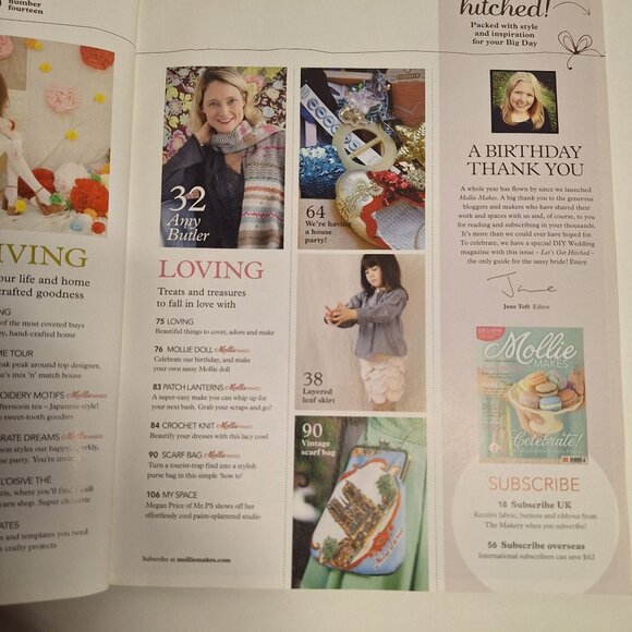 Mollie Makes Issue 14 2012 Magazine Felted Macrons Handmade Fun DIY Projects - Picture 4 of 12